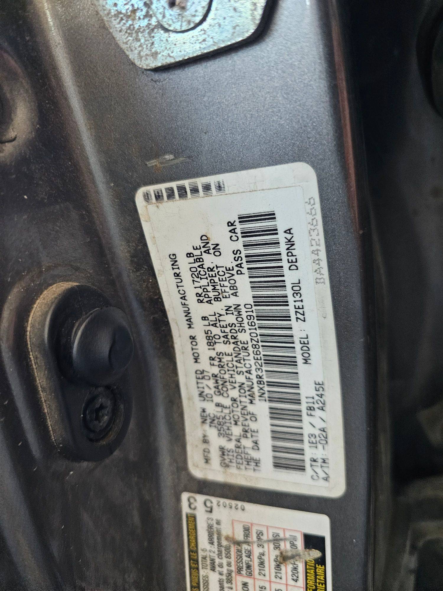 TOYOTA COROLLA 2008 - Marhaba Auction Used Cars - Image 9