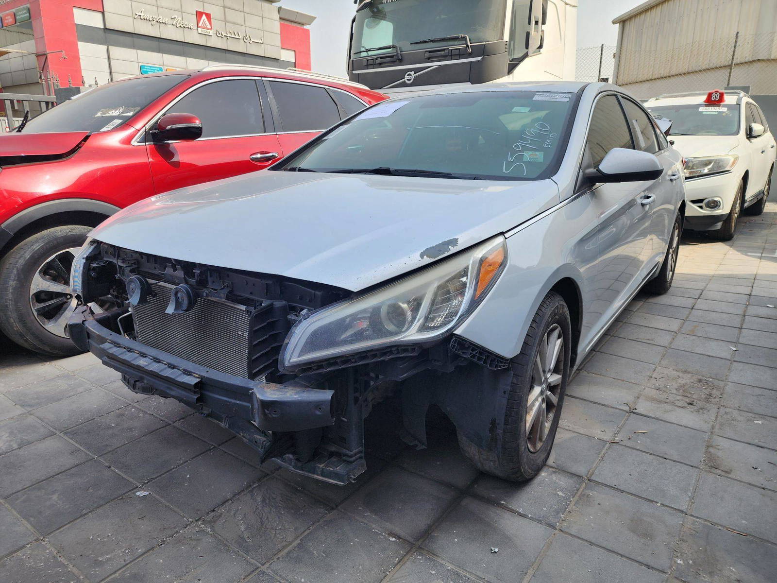 2017 HYUNDAI SONATA — 216440 Miles — Lot 7259869 — Al Quoz - Marhaba Auctions Used Cars - Image 7