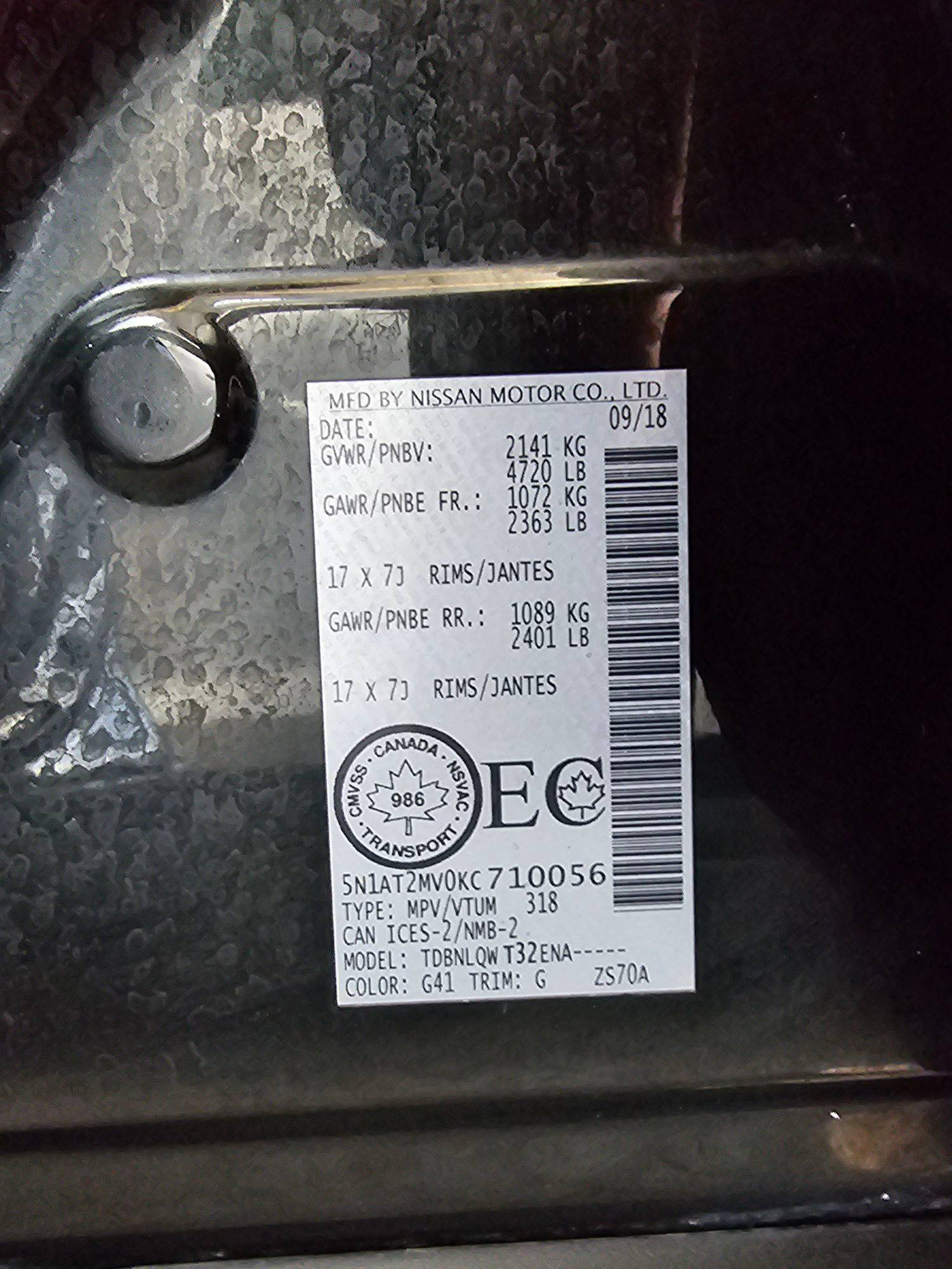 NISSAN ROGUE 2019 - Marhaba Auction Used Cars - Image 9