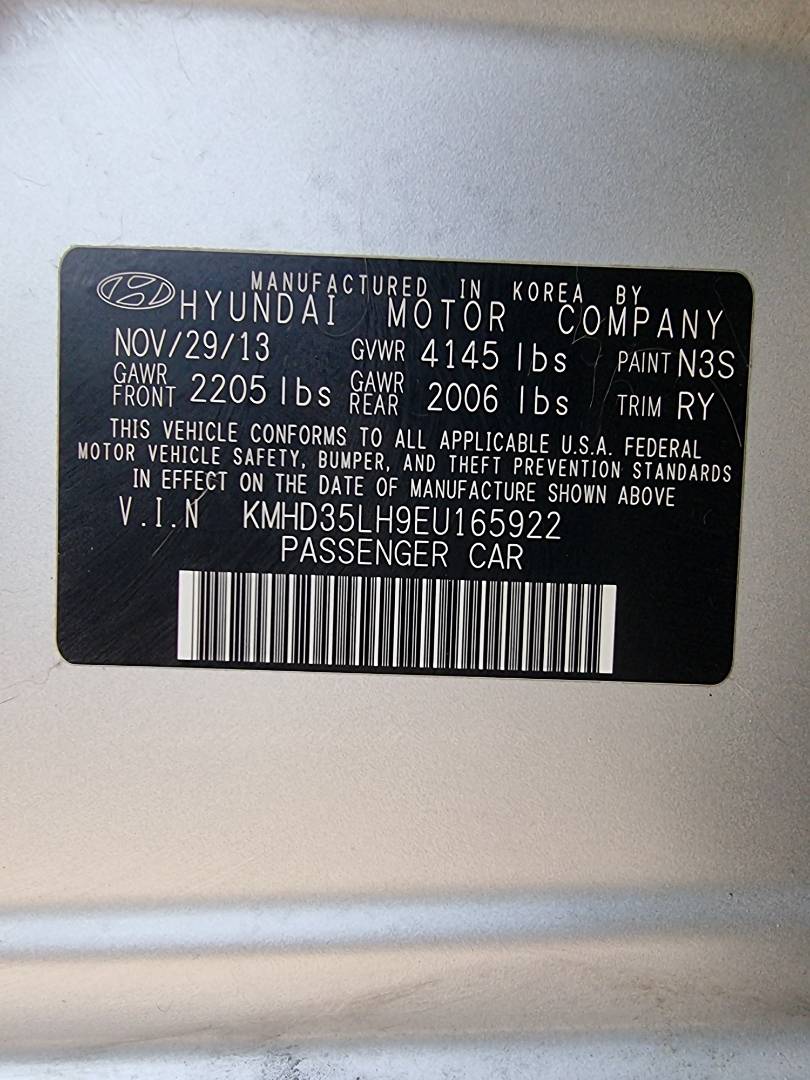 2014 HYUNDAI ELANTRA GT — 97669 Miles — Lot 0125487 — Ind. 12 - Marhaba Auctions Used Cars - Image 9