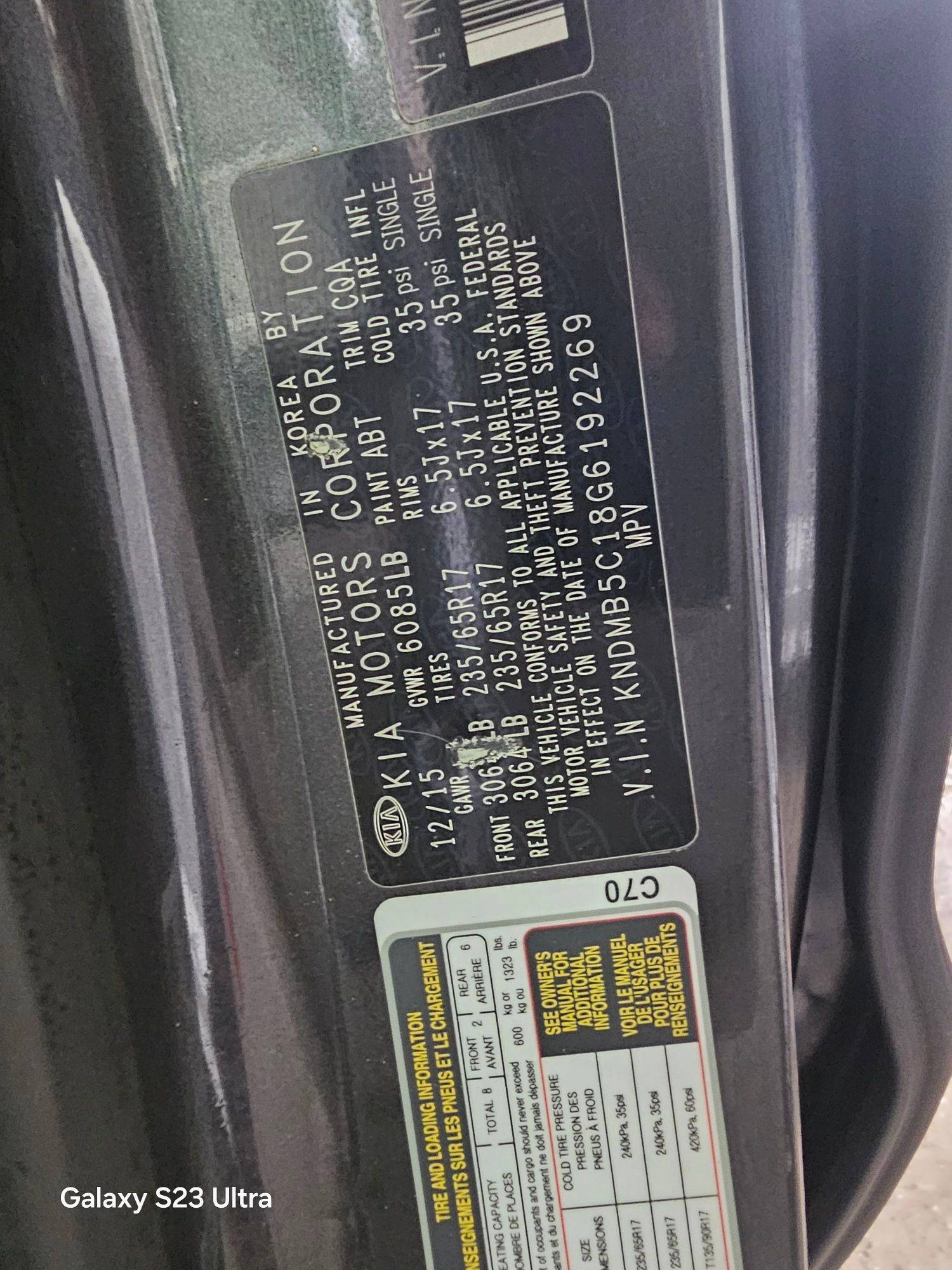 KIA SEDONA 2016 - Marhaba Auction Used Cars - Image 19