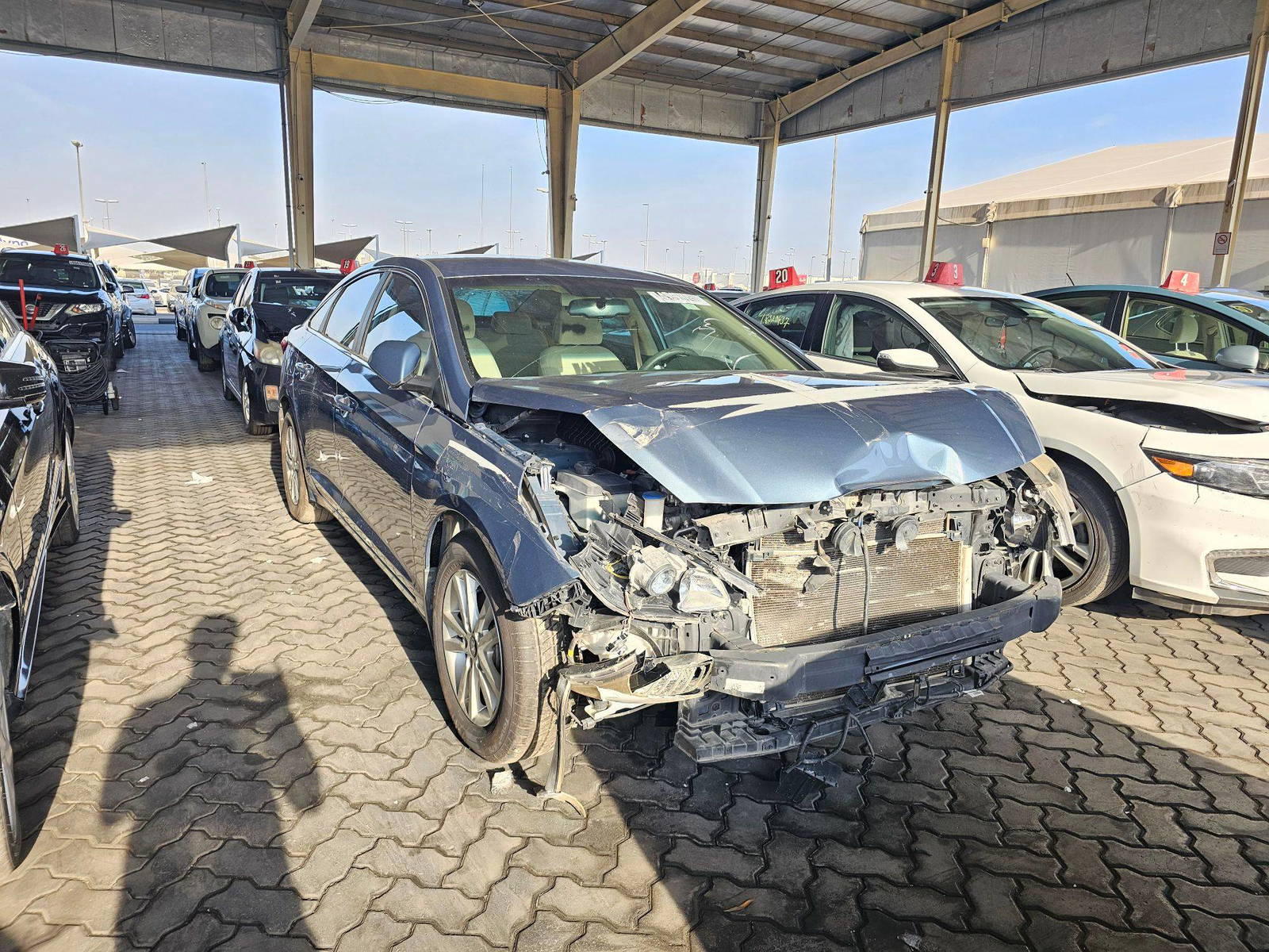 2017 HYUNDAI SONATA — 151210 Miles — Lot 8HH578002 — Souq - Marhaba Auctions Used Cars - Image 5