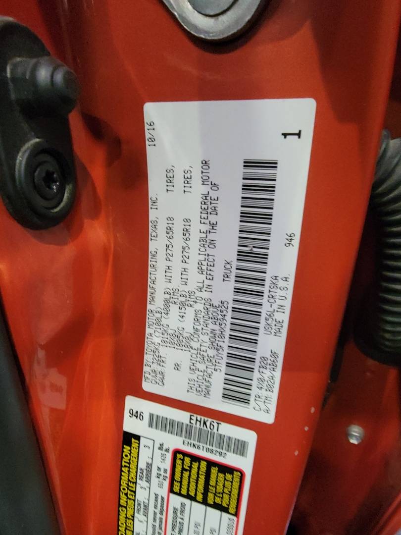 2017 TOYOTA TUNDRA — 184666 Miles — Lot X594525 — Main - Marhaba Auctions Used Cars - Image 10