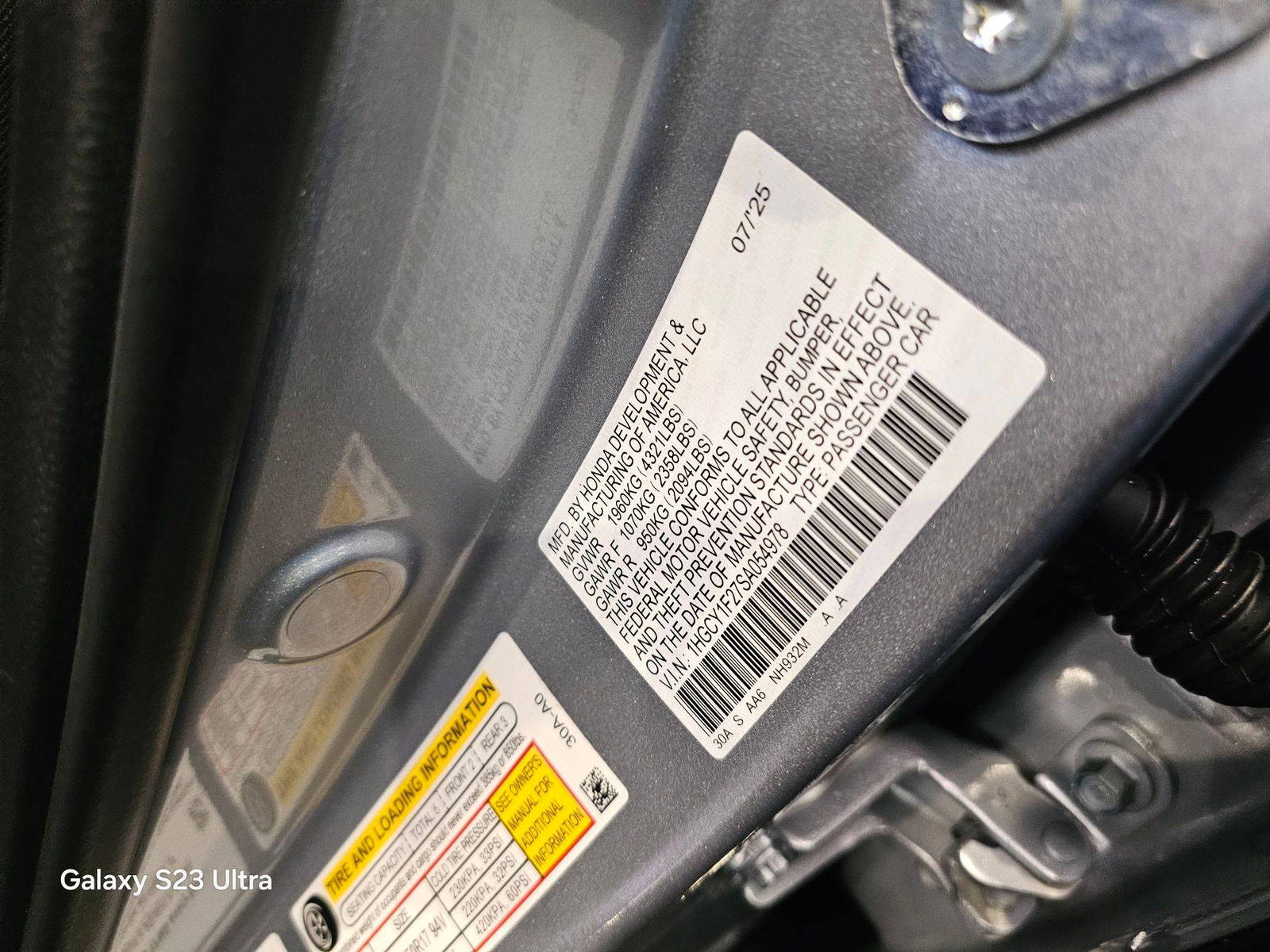 HONDA ACCORD 2025 - Marhaba Auction Used Cars - Image 9