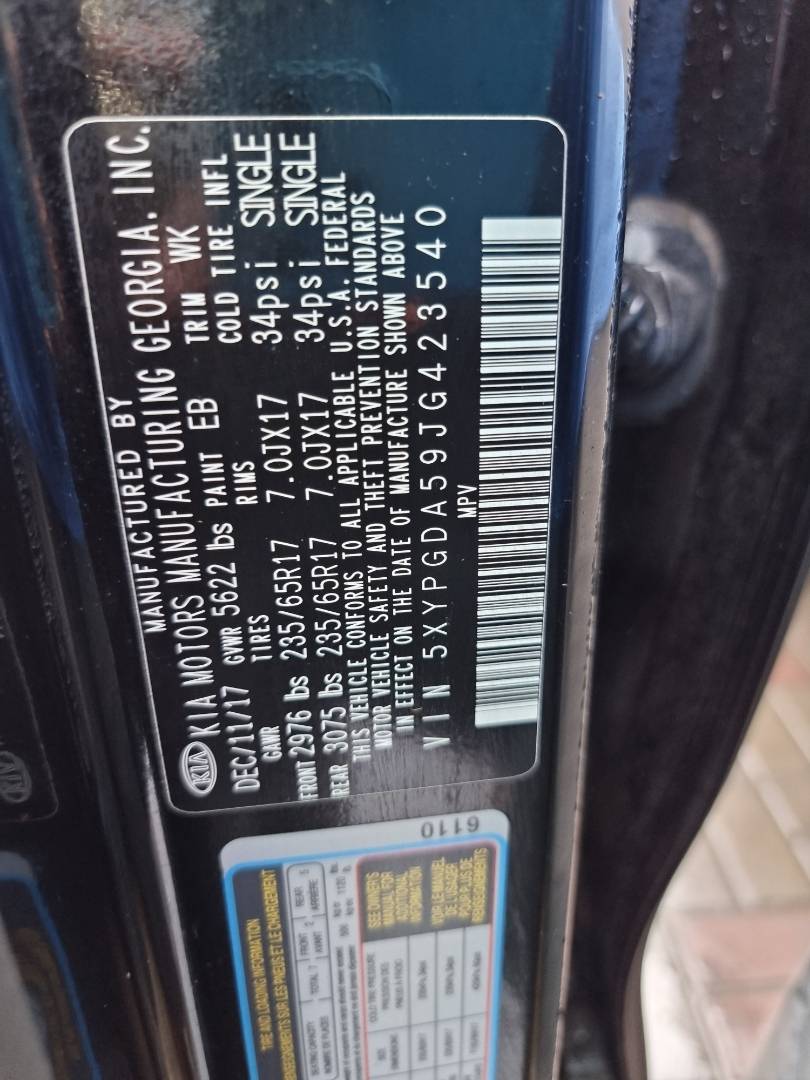 KIA SORENTO 2018 - Marhaba Auction Used Cars - Image 9