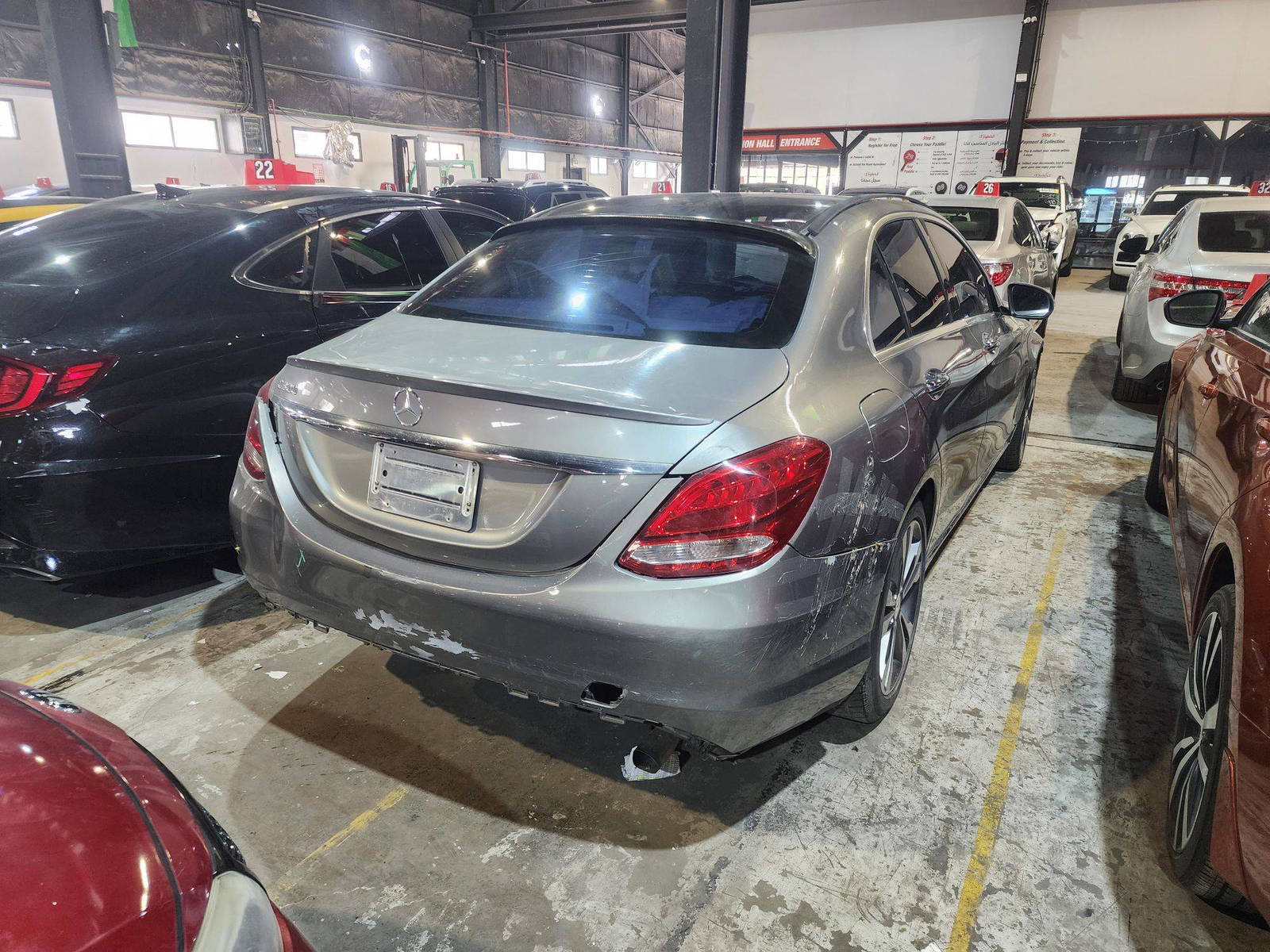 MERCEDES BENZ C300 2016 - Marhaba Auction Used Cars - Image 4