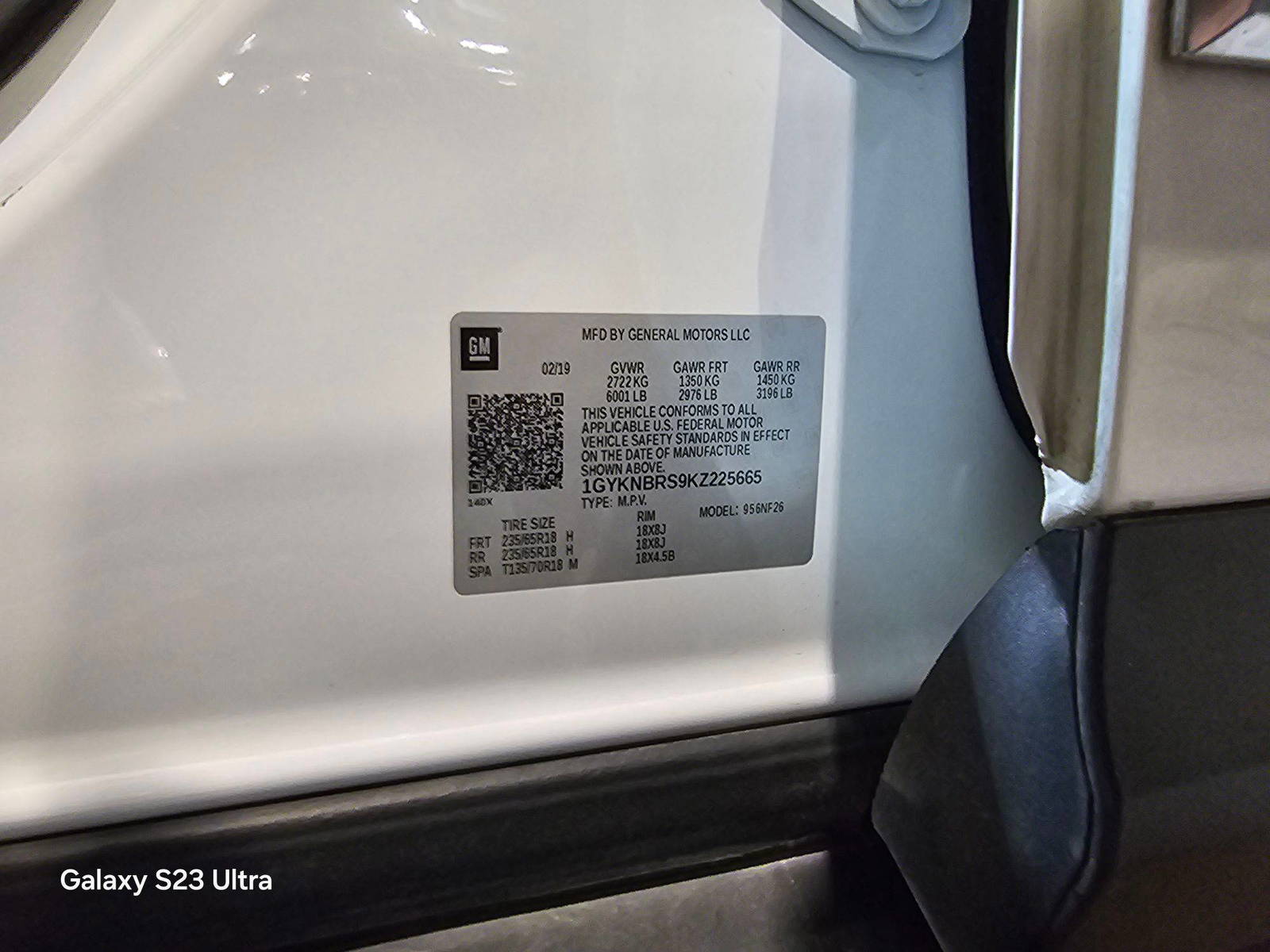 2019 CADILLAC XT5 — 77342 Miles — Lot Z225665 — Main - Marhaba Auctions Used Cars - Image 9