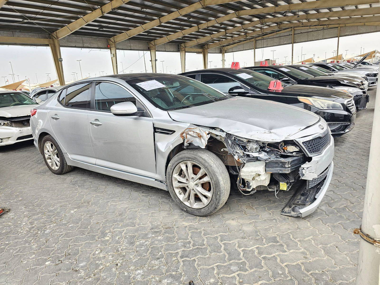 2013 KIA OPTIMA — 188312 Miles — Lot 242468 — Souq - Marhaba Auctions Used Cars - Image 4