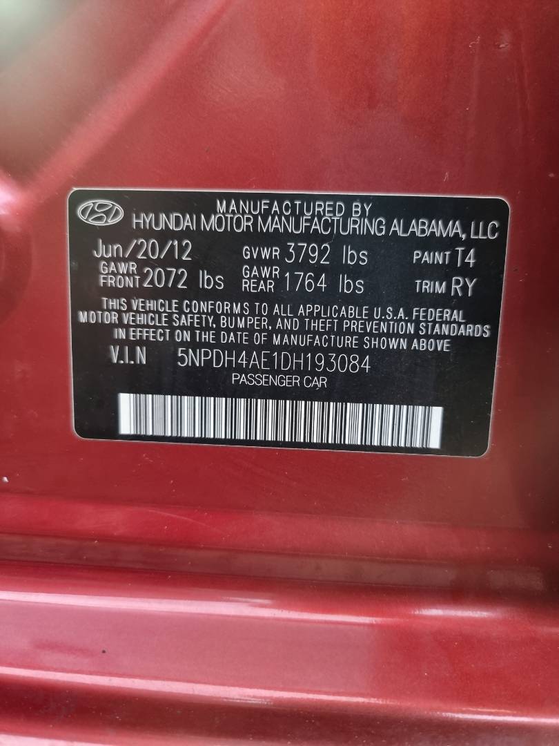 2013 HYUNDAI ELANTRA — 164374 Miles — Lot 215487 — Main - Marhaba Auctions Used Cars - Image 10