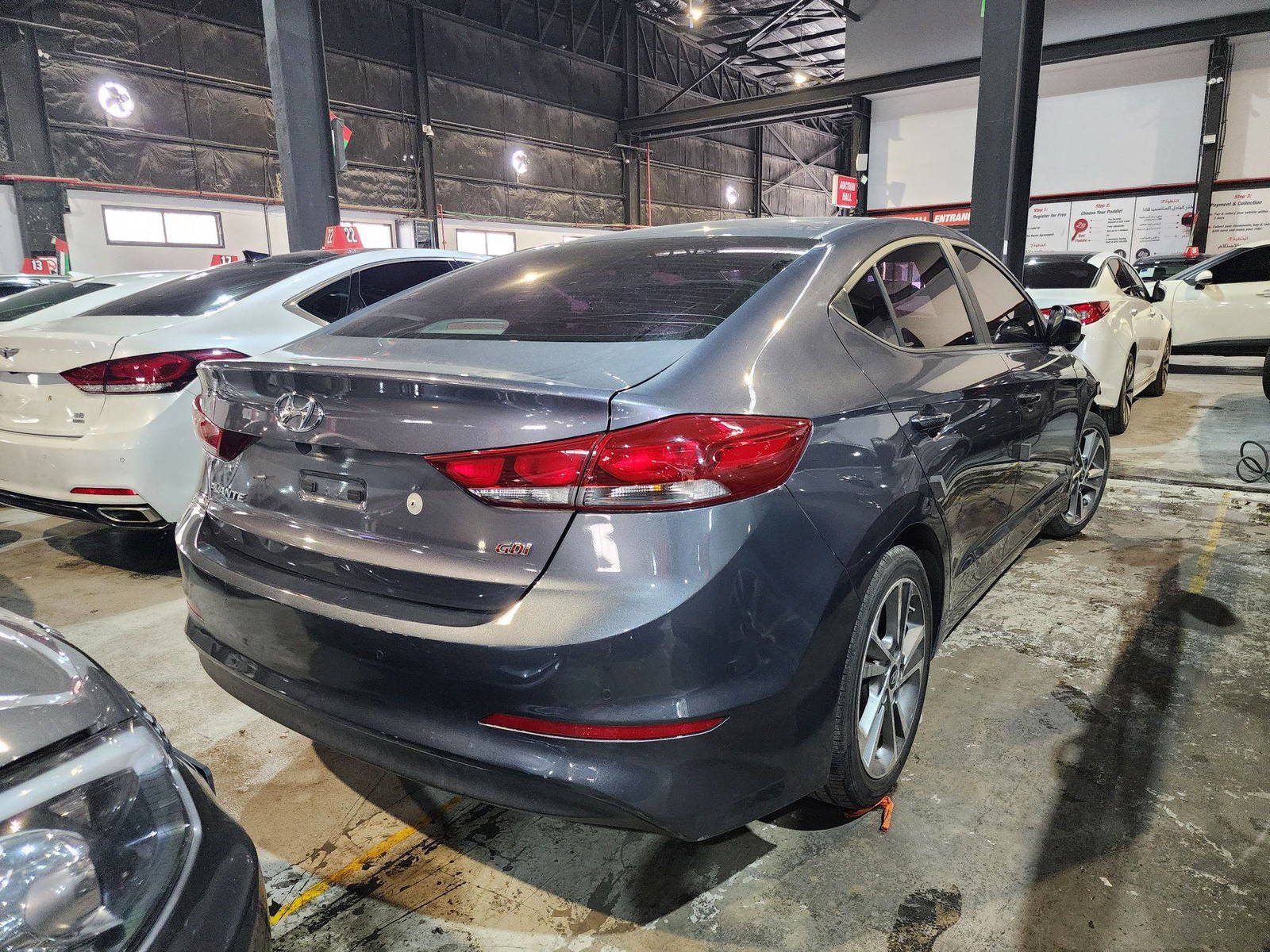 2017 HYUNDAI AVANTE — 123053 KM — Lot 332465 — Al Quoz - Marhaba Auctions Used Cars - Image 4