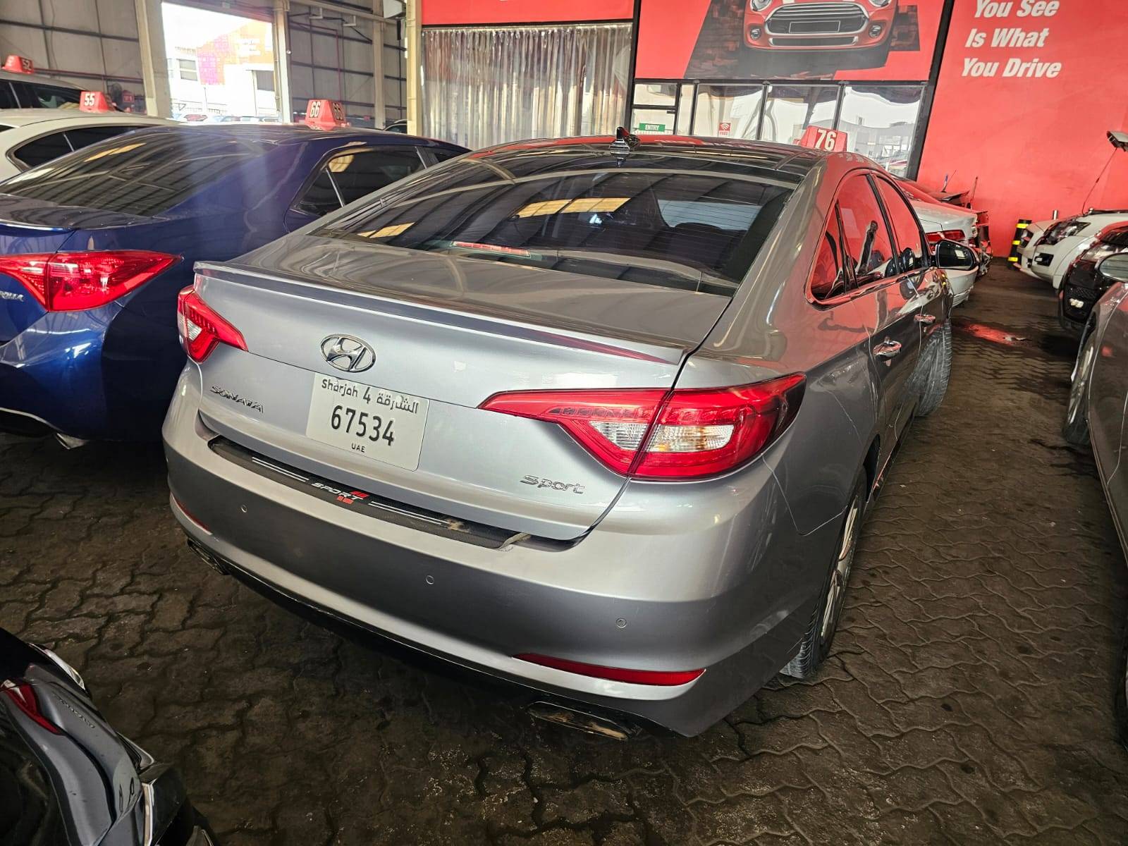2015 HYUNDAI SONATA — 212797 KM — Lot FH058224 — Main - Marhaba Auctions Used Cars - Image 2
