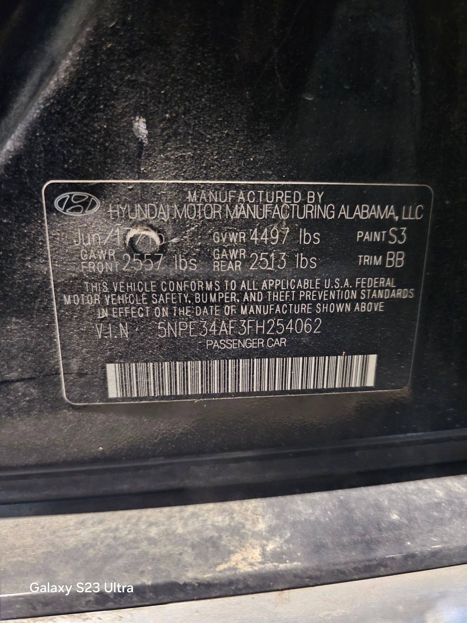 HYUNDAI SONATA 2015 - Marhaba Auction Used Cars - Image 10