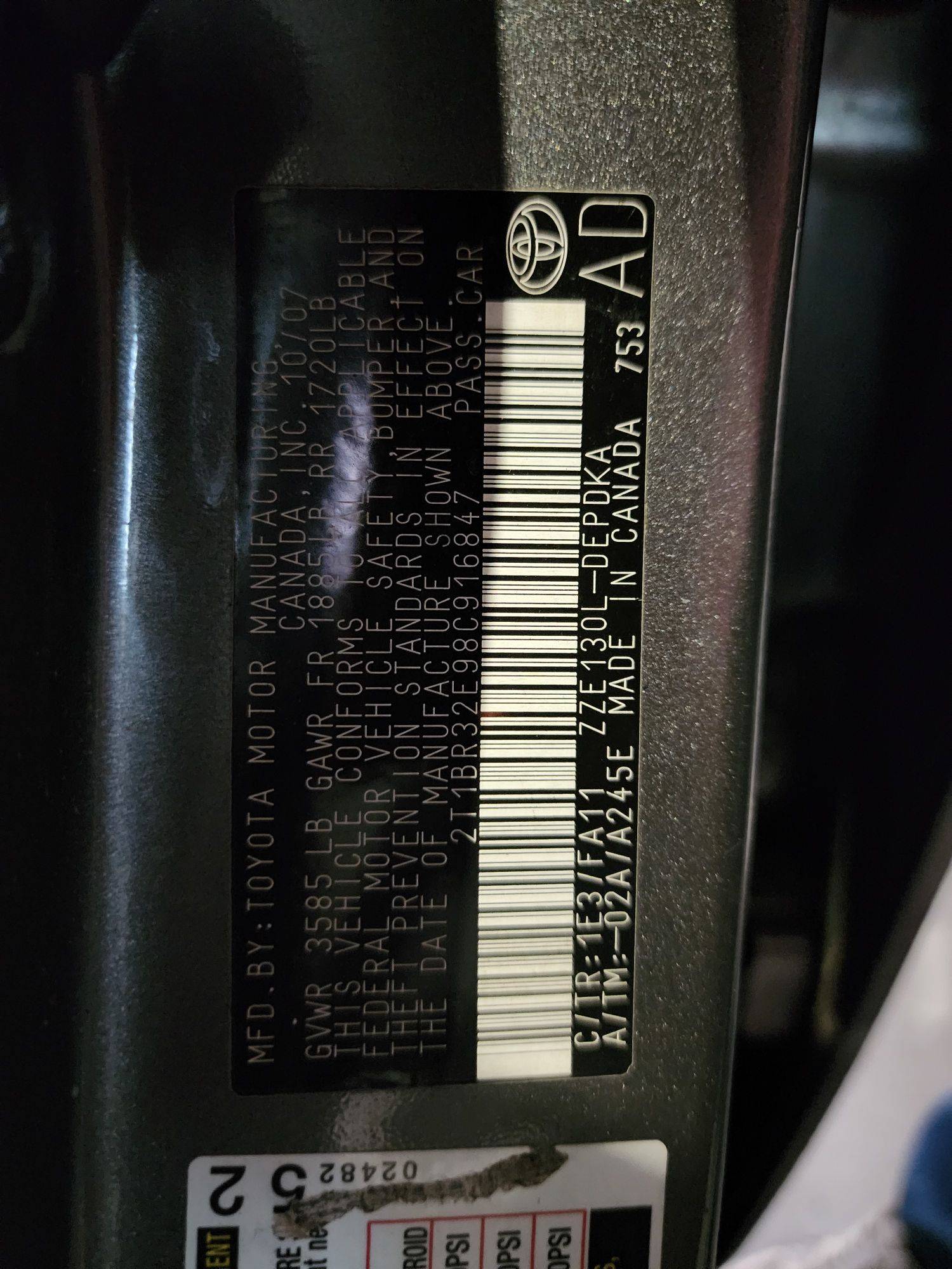 2008 TOYOTA COROLLA — 299999 Miles — Lot 70931484 — Souq - Marhaba Auctions Used Cars - Image 11
