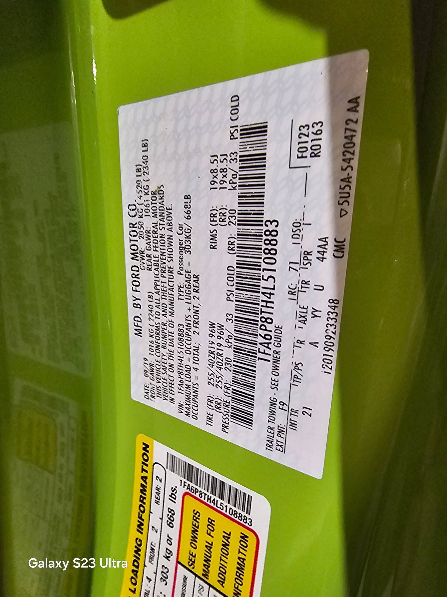 FORD MUSTANG 2020 - Marhaba Auction Used Cars - Image 8