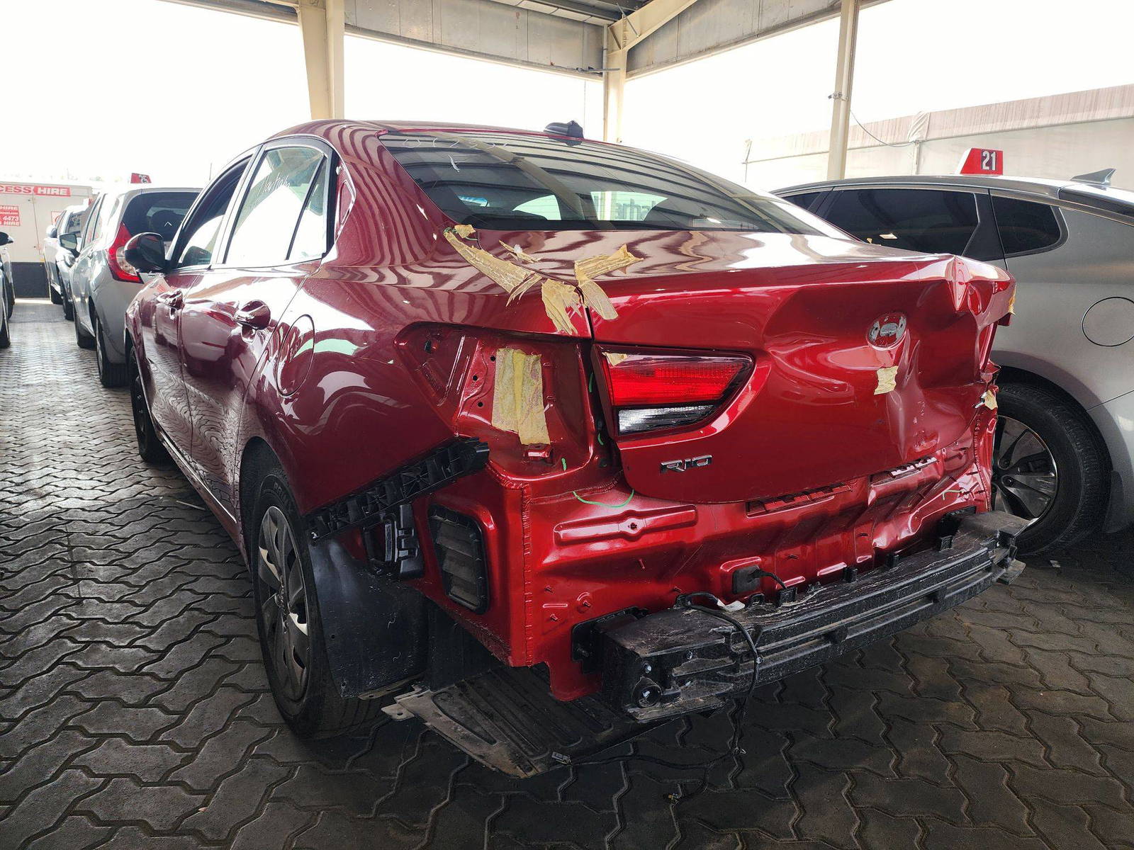 2018 KIA RIO — 154279 Miles — Lot 72356 — Ind. 12 - Marhaba Auctions Used Cars - Image 3