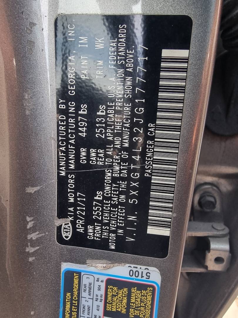 KIA OPTIMA 2018 - Marhaba Auction Used Cars - Image 8