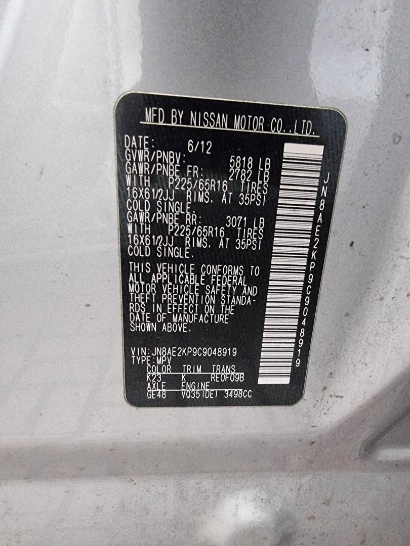 NISSAN QUEST 2012 - Marhaba Auction Used Cars - Image 8