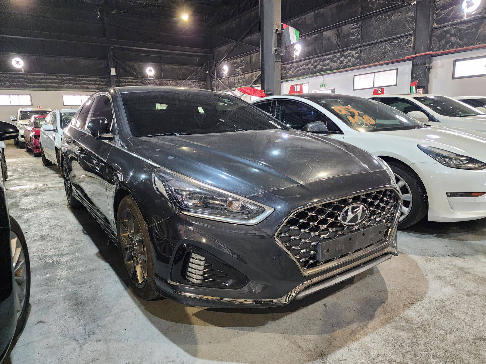 2018 HYUNDAI SONATA — 244695 KM — Lot 348610 — Al Quoz - Marhaba Auctions Used Cars - Image 4