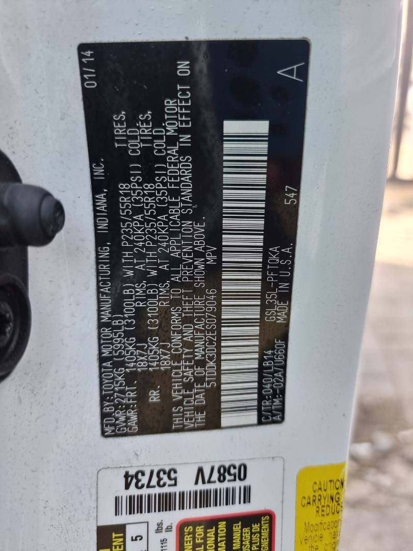 TOYOTA SIENNA 2014 - Marhaba Auction Used Cars - Image 9