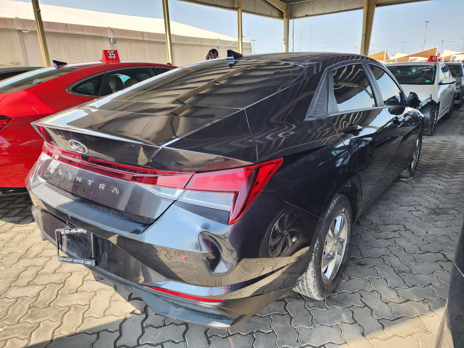 2022 HYUNDAI ELANTRA — 45773 Miles — Lot 70122563 - Marhaba Auctions Used Cars - Image 3