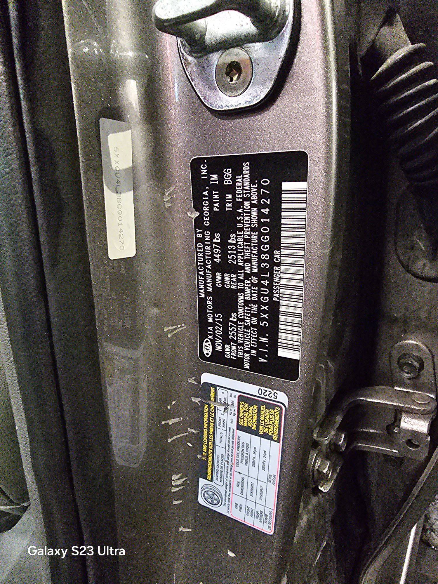 KIA OPTIMA 2016 - Marhaba Auction Used Cars - Image 10