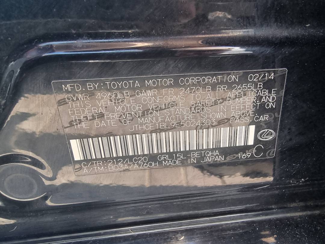 LEXUS GS 350 2014 - Marhaba Auction Used Cars - Image 9