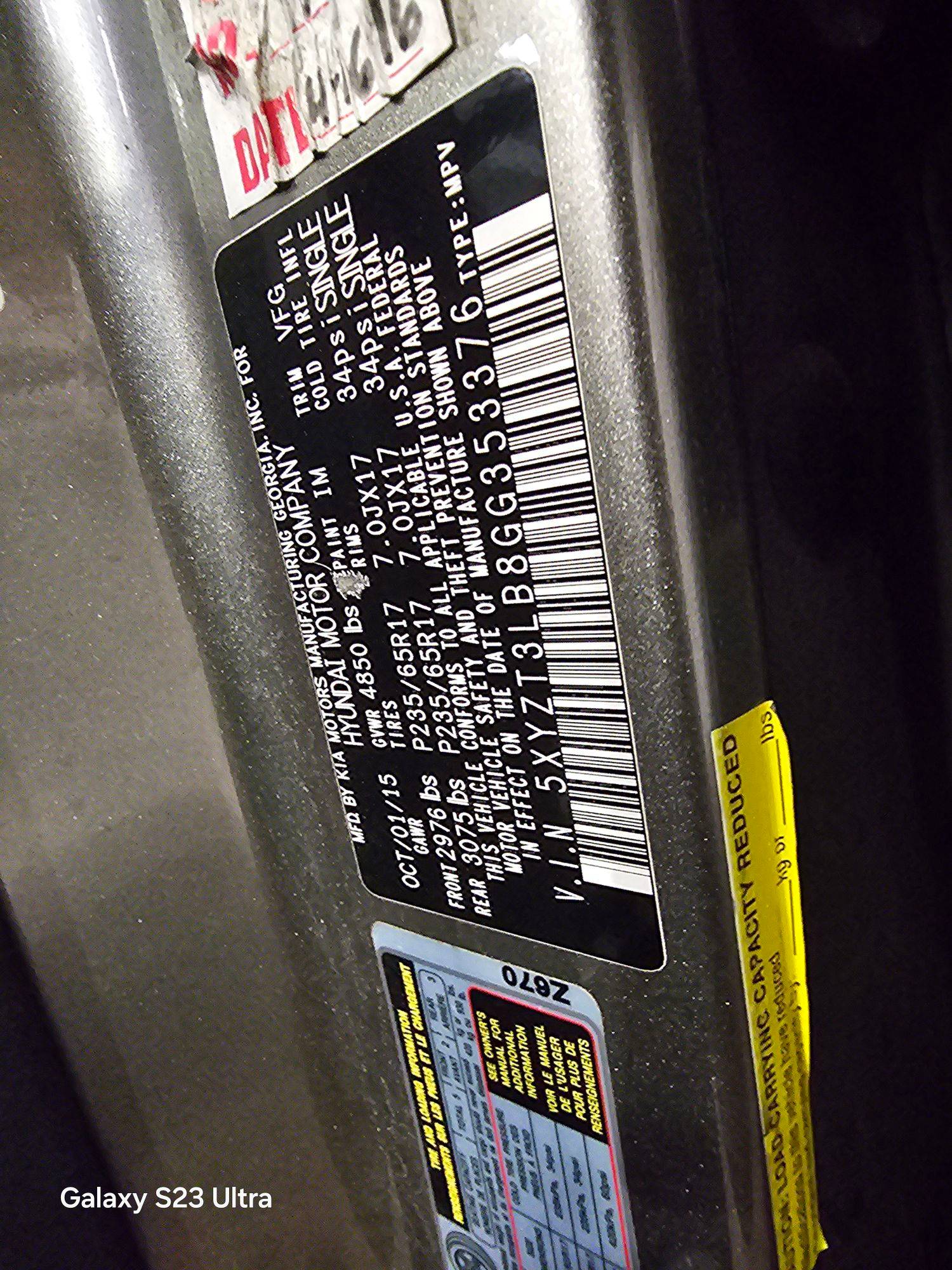 HYUNDAI SANTA FE SPORT 2016 - Marhaba Auction Used Cars - Image 9