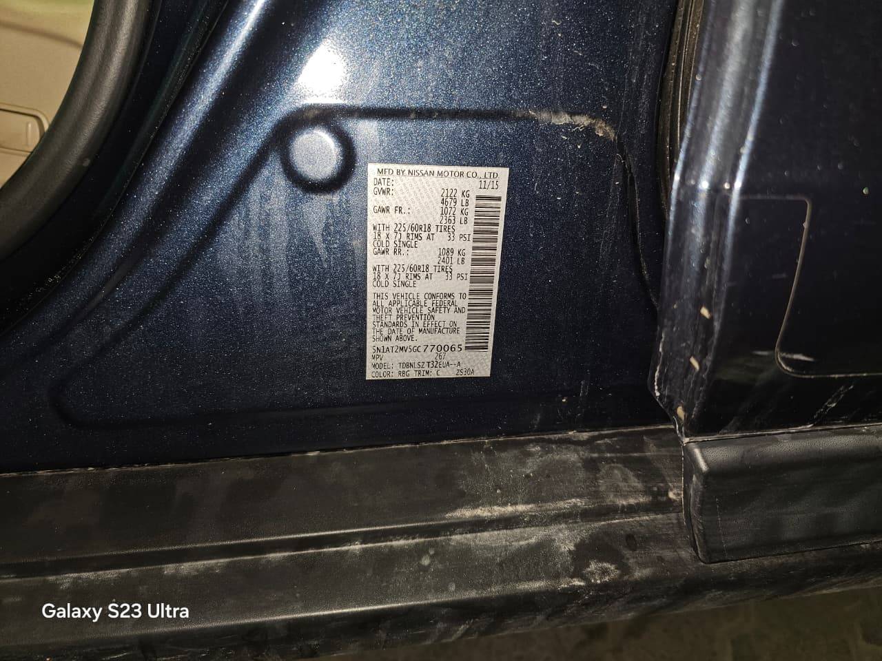 NISSAN ROGUE 2016 - Marhaba Auction Used Cars - Image 10