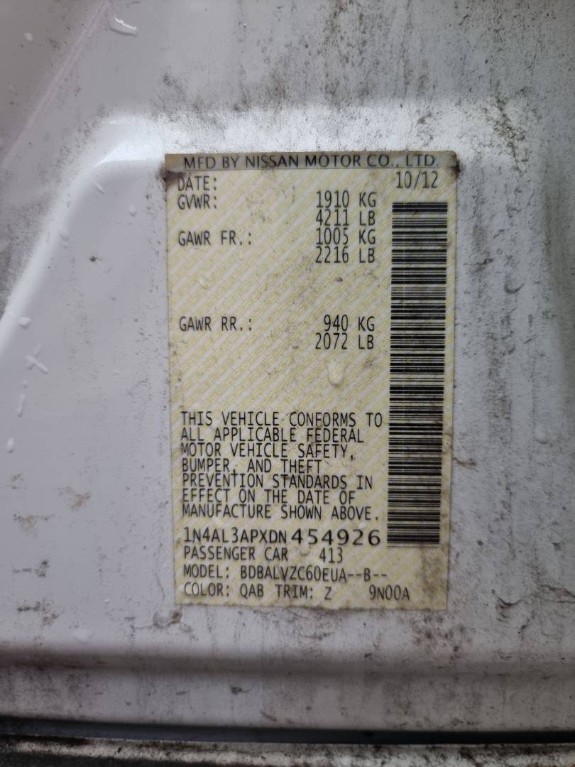 NISSAN ALTIMA 2013 - Marhaba Auction Used Cars - Image 9