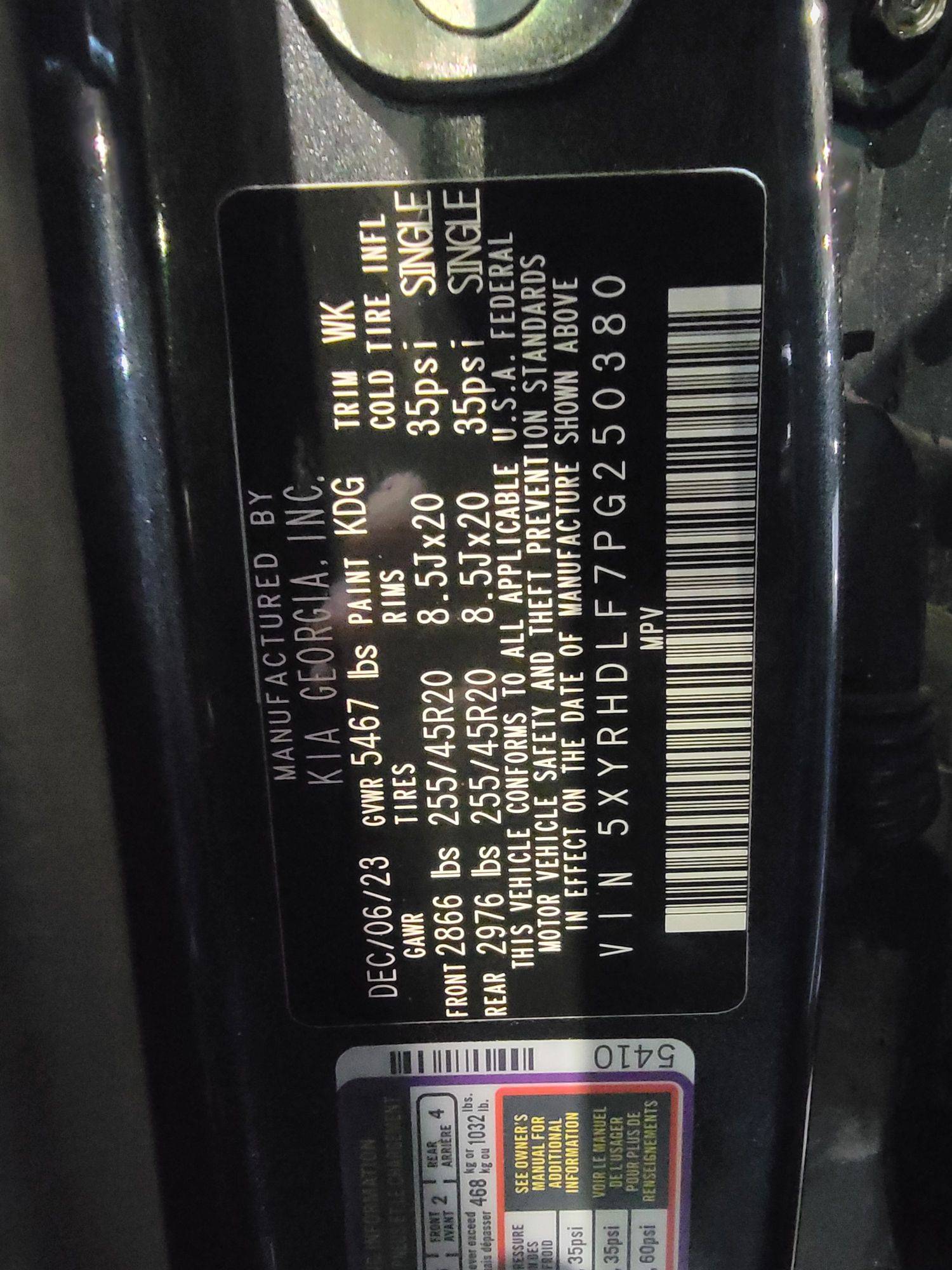 KIA SORENTO 2023 - Marhaba Auction Used Cars - Image 11