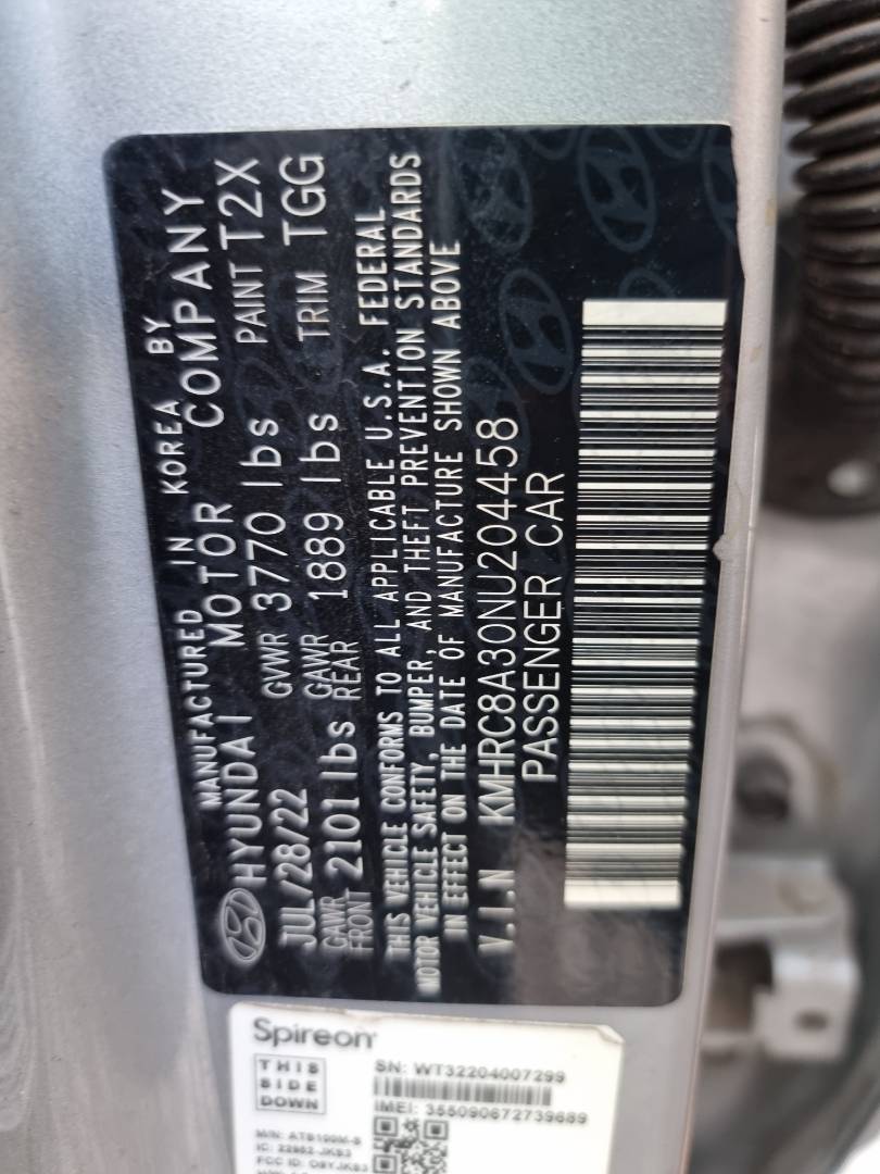 HYUNDAI VENUE SEL 2022 - Marhaba Auction Used Cars - Image 9