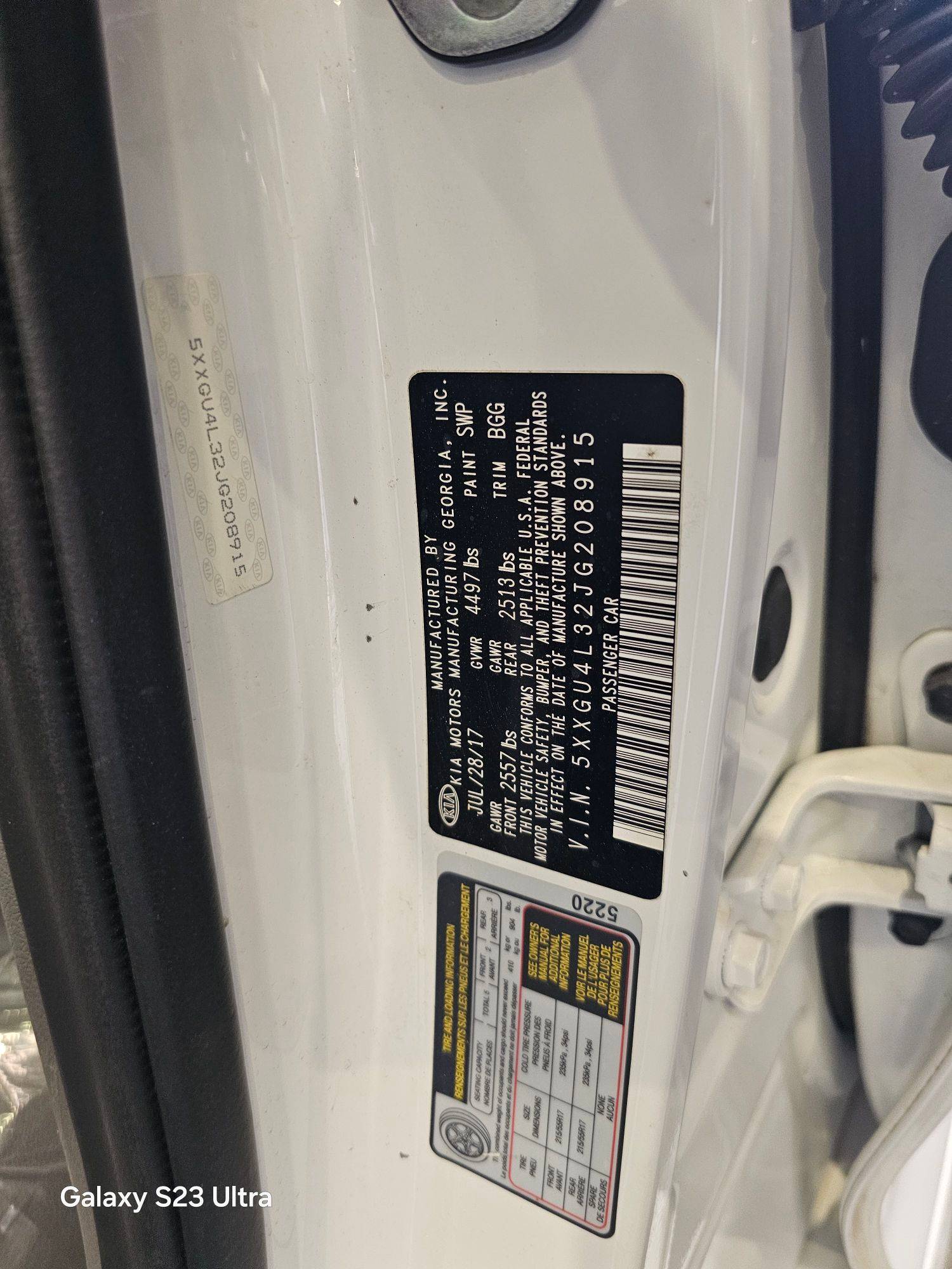 KIA OPTIMA 2018 - Marhaba Auction Used Cars - Image 10