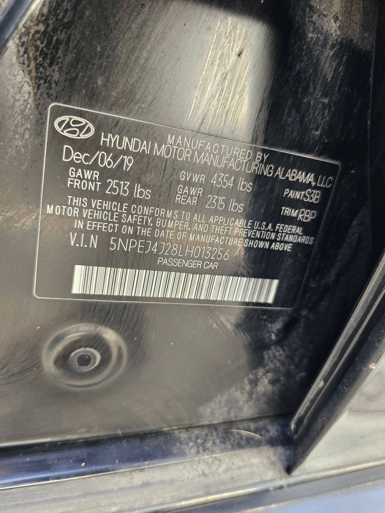 HYUNDAI SONATA 2020 - Marhaba Auction Used Cars - Image 9