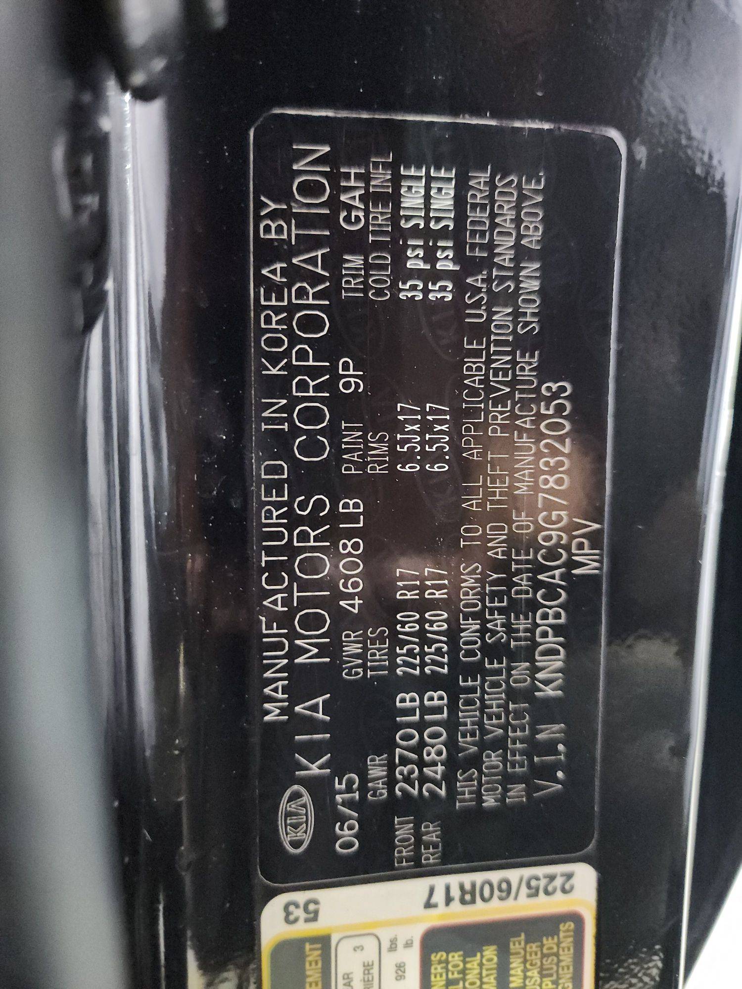2016 KIA SPORTAGE — 112313 Miles — Lot 7832053 — Al Quoz - Marhaba Auctions Used Cars - Image 12