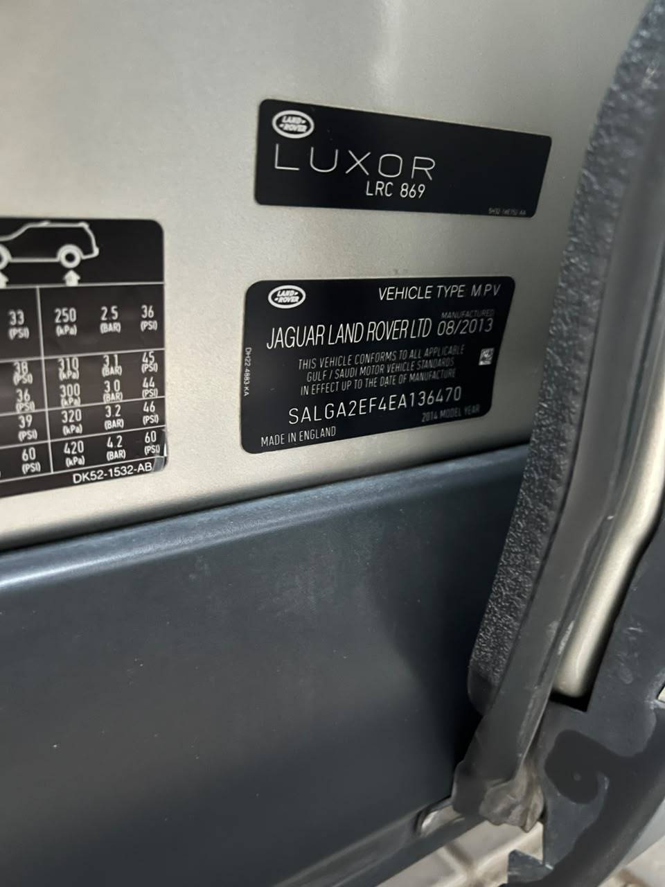 2014 LAND ROVER RANGE ROVER — 238942 KM — Lot 4EA136470 - Marhaba Auctions Used Cars - Image 7