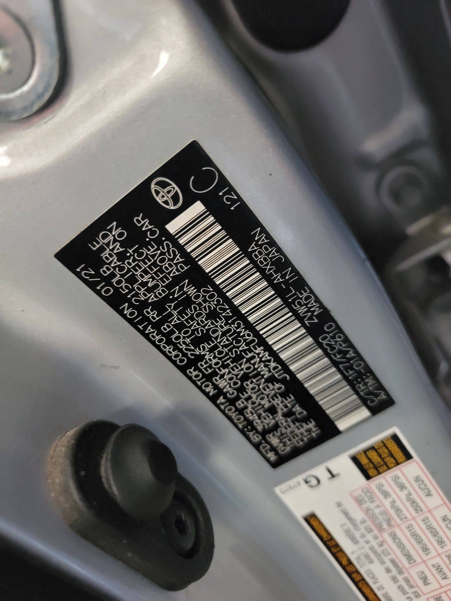 2021 TOYOTA PRIUS — 170784 Miles — Lot 3142302 — Main - Marhaba Auctions Used Cars - Image 9