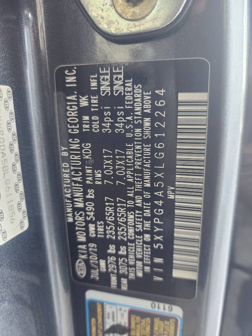 2020 KIA SORENTO — 62335 Miles — Lot 41039174 - Marhaba Auctions Used Cars - Image 7