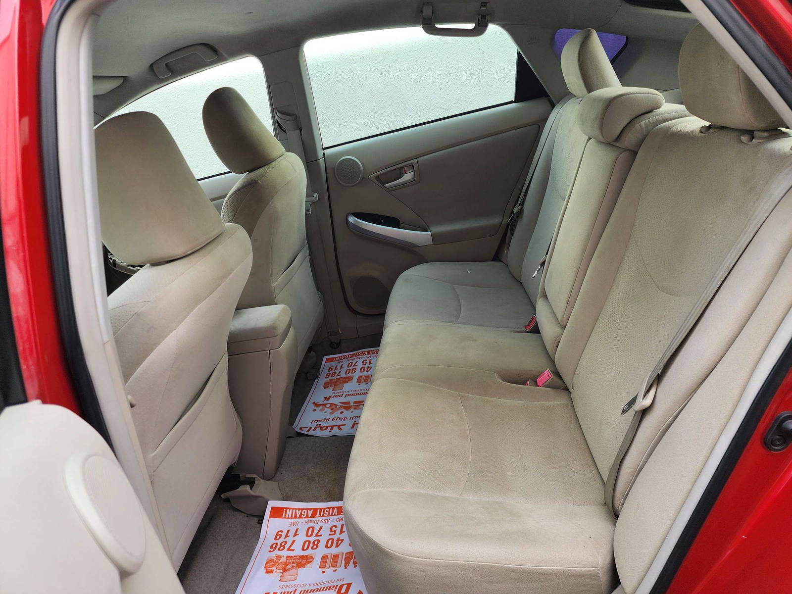 2011 TOYOTA PRIUS — 170835 Miles — Lot 21187 — Al Quoz - Marhaba Auctions Used Cars - Image 8