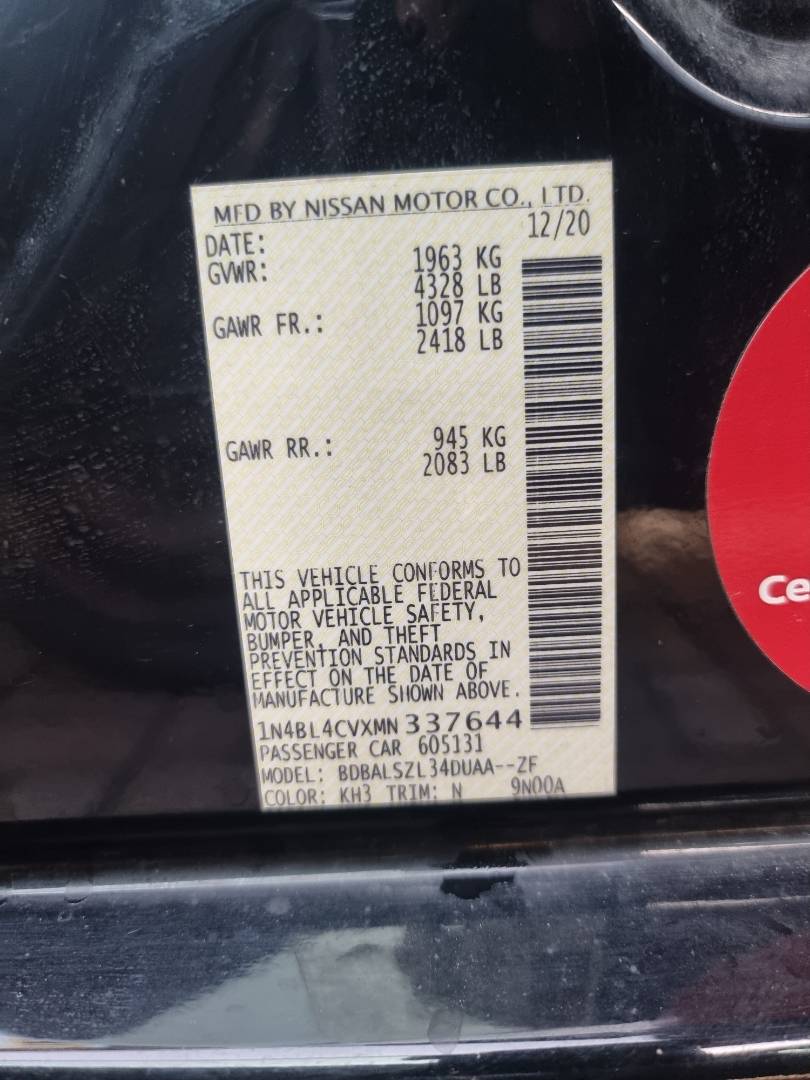 NISSAN ALTIMA 2021 - Marhaba Auction Used Cars - Image 9