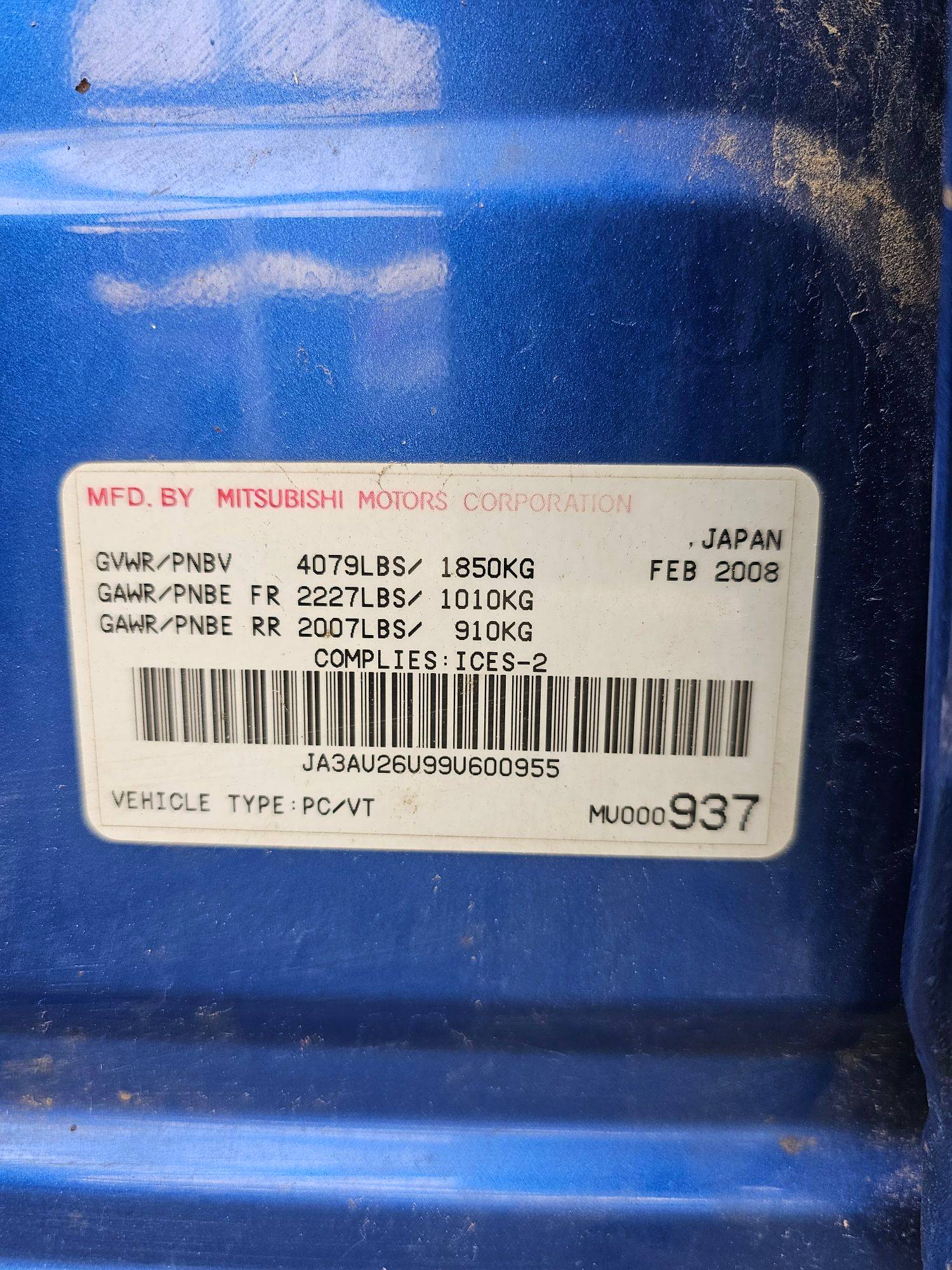 MITSUBISHI LANCER 2009 - Marhaba Auction Used Cars - Image 10