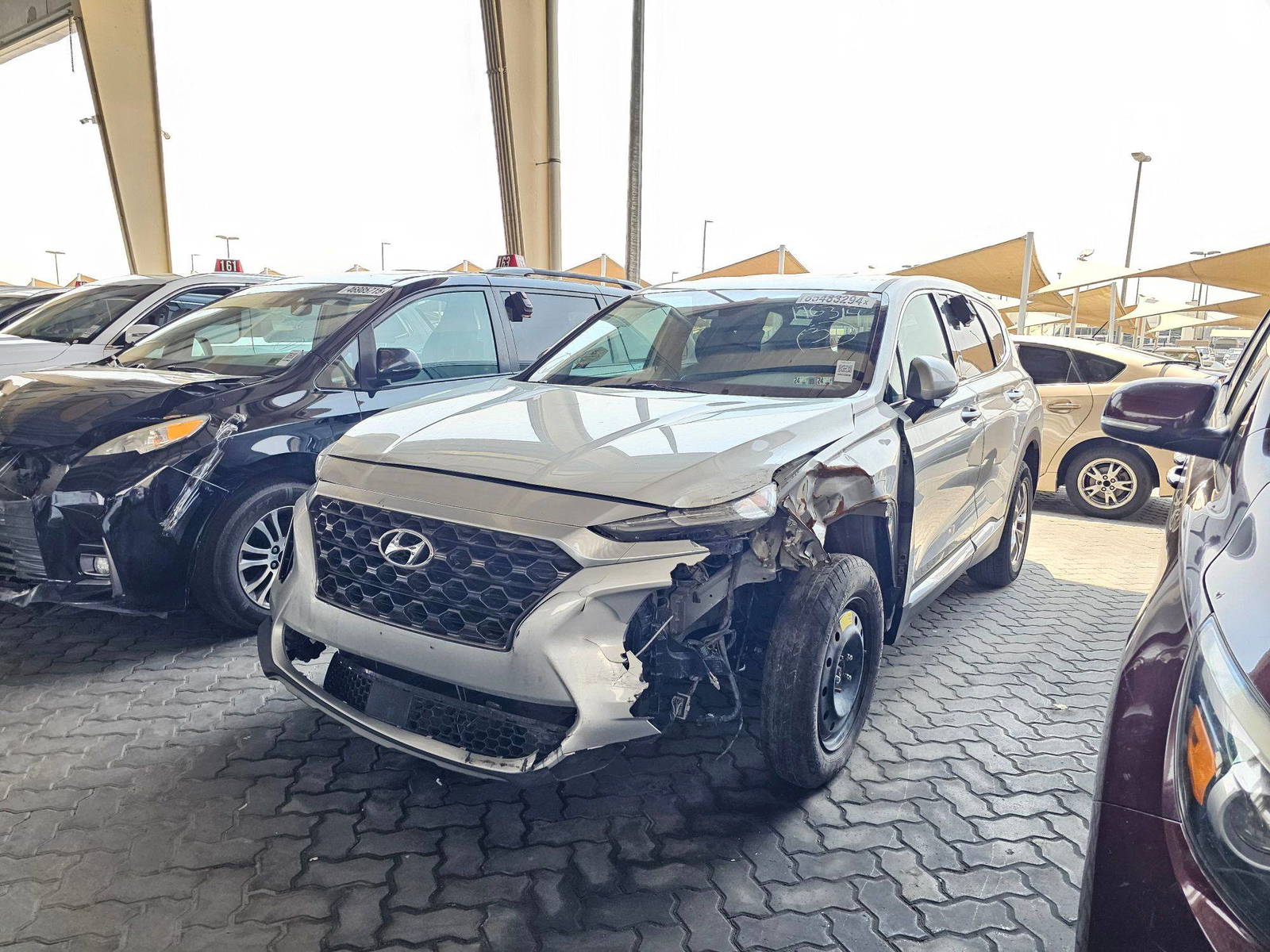 2020 HYUNDAI SANTA FE — 114140 Miles — Lot H176314 — Ind. 12 - Marhaba Auctions Used Cars - Image 5