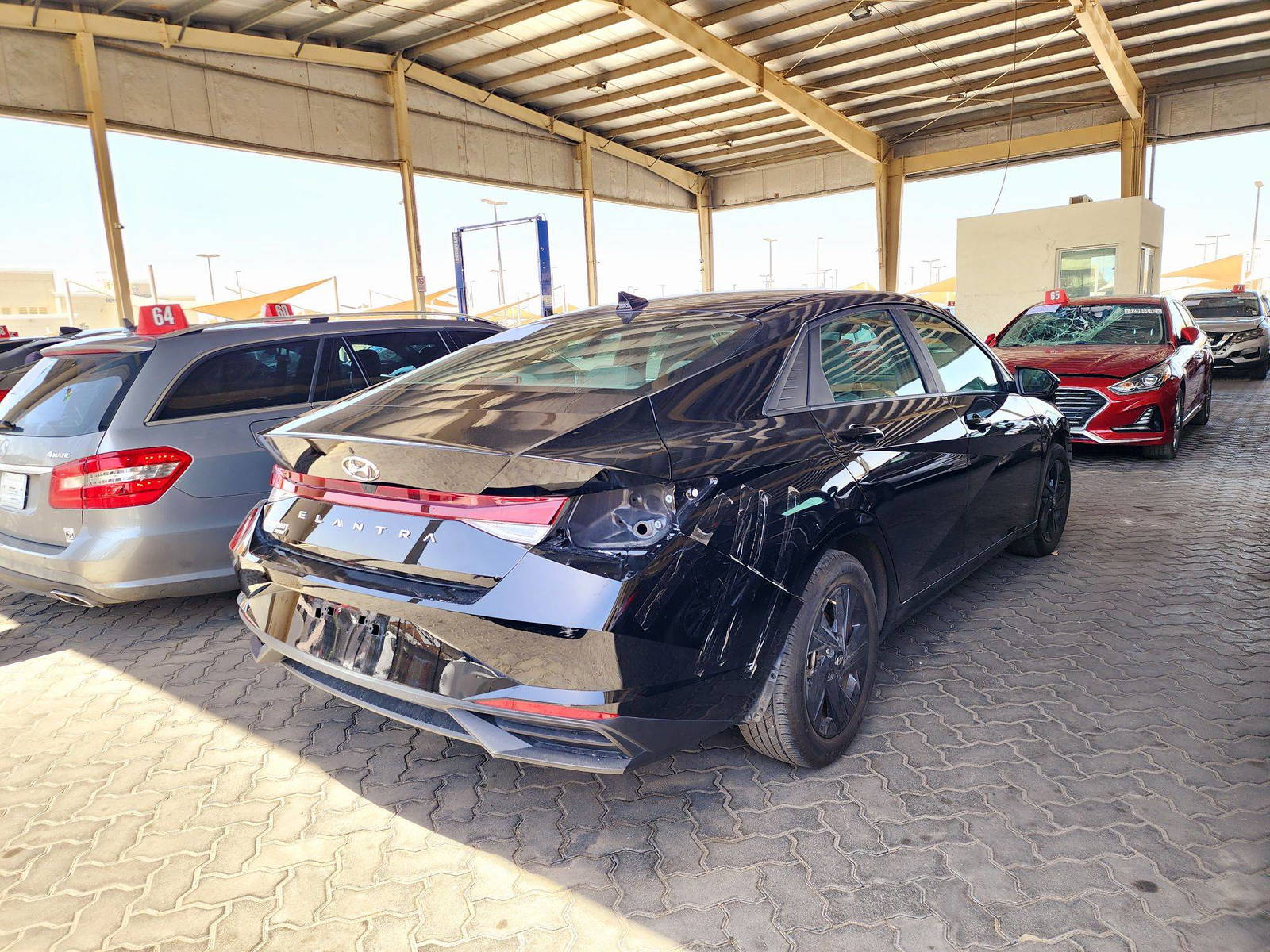 2022 HYUNDAI ELANTRA — 56645 Miles — Lot NU263220 — Main - Marhaba Auctions Used Cars - Image 3