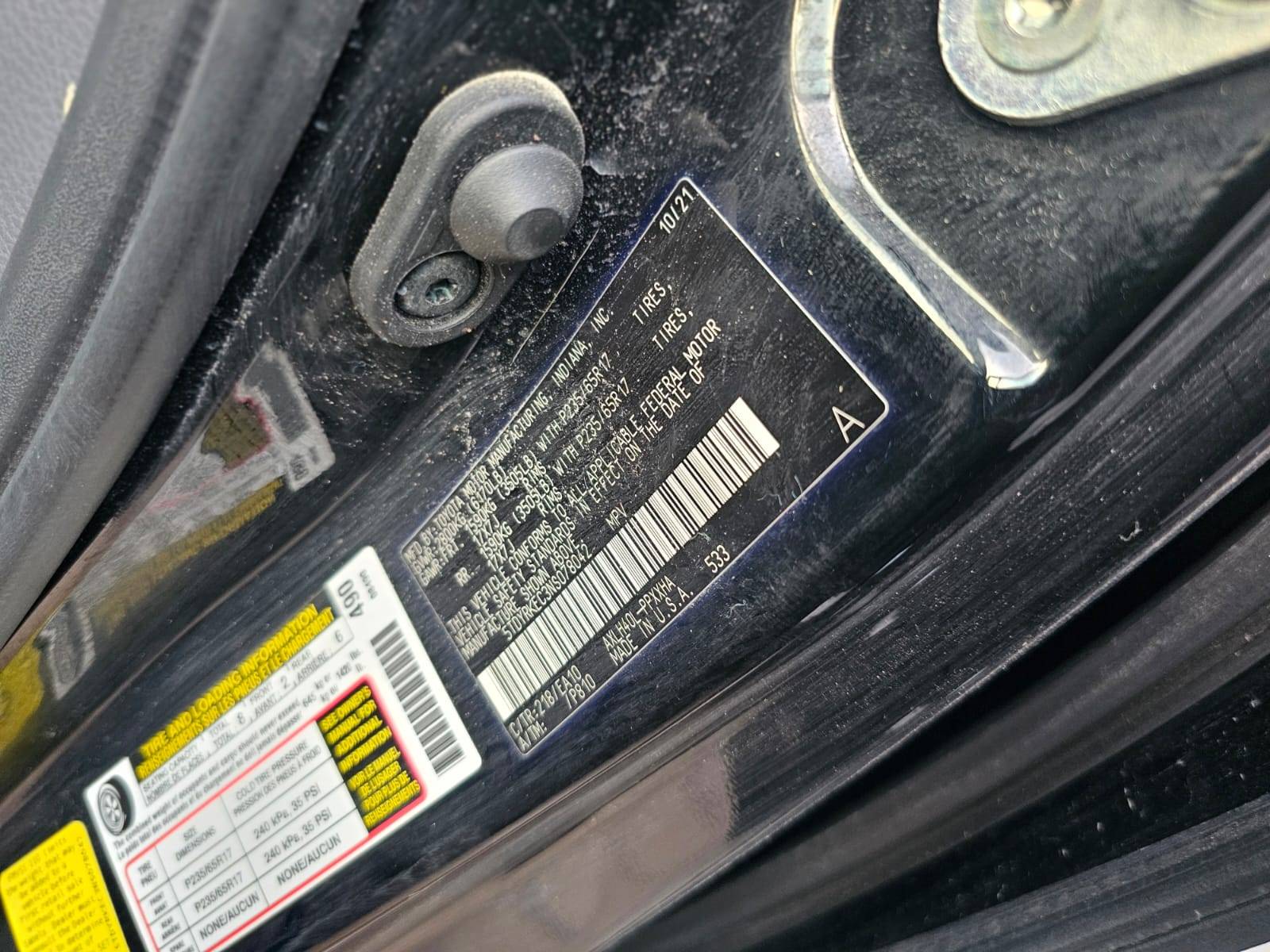 TOYOTA SIENNA 2022 - Marhaba Auction Used Cars - Image 9