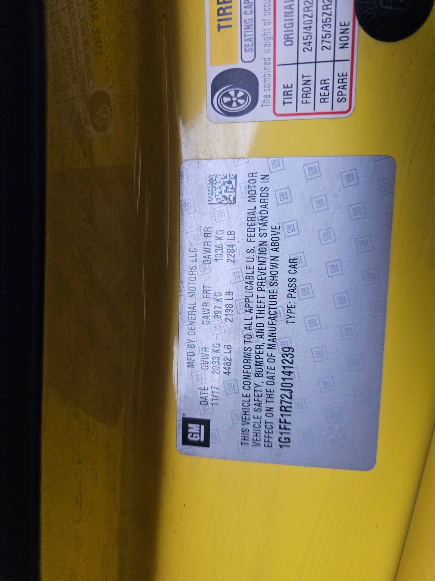 CHEVROLET CAMARO 2018 - Marhaba Auction Used Cars - Image 11