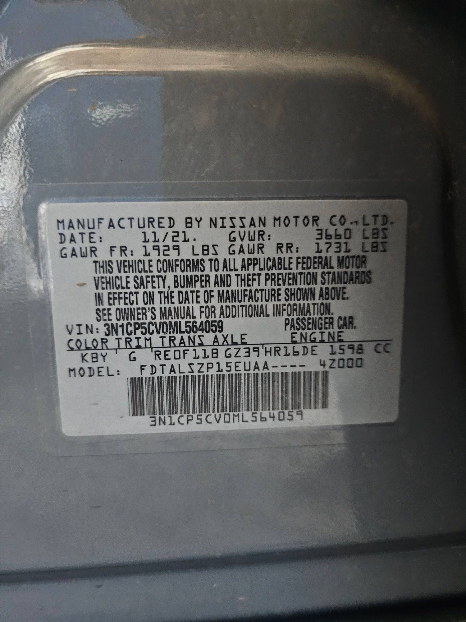 NISSAN KICKS 2021 - Marhaba Auction Used Cars - Image 10