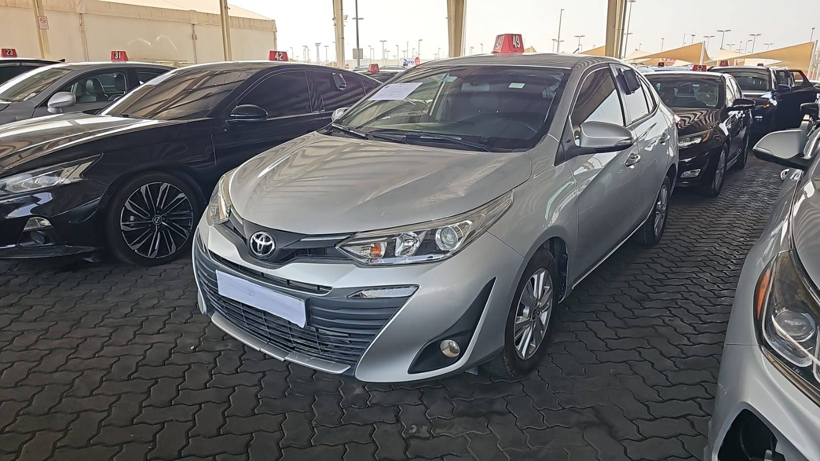 2022 TOYOTA YARIS — sold — 106892 KM — Lot 4085933 — Souq - Marhaba Auctions Used Cars - Image 2