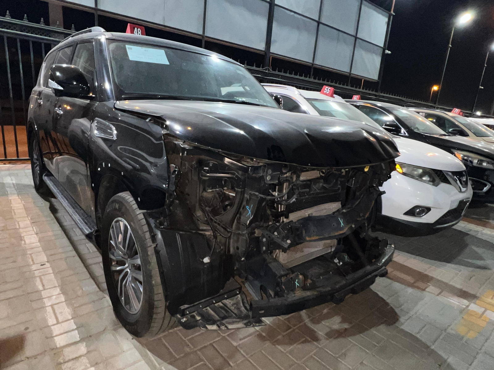 2023 NISSAN ARMADA — sold — 79 539 Miles — Lot 9P9182436 — Al Sajaa - Marhaba Auctions Used Cars - Image 3