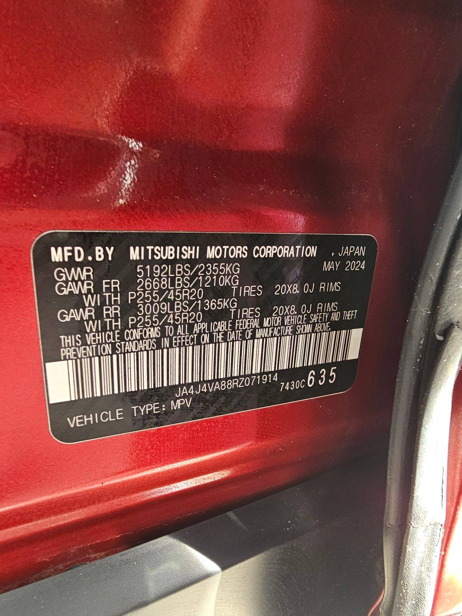 MITSUBISHI OUTLANDER 2024 - Marhaba Auction Used Cars - Image 9