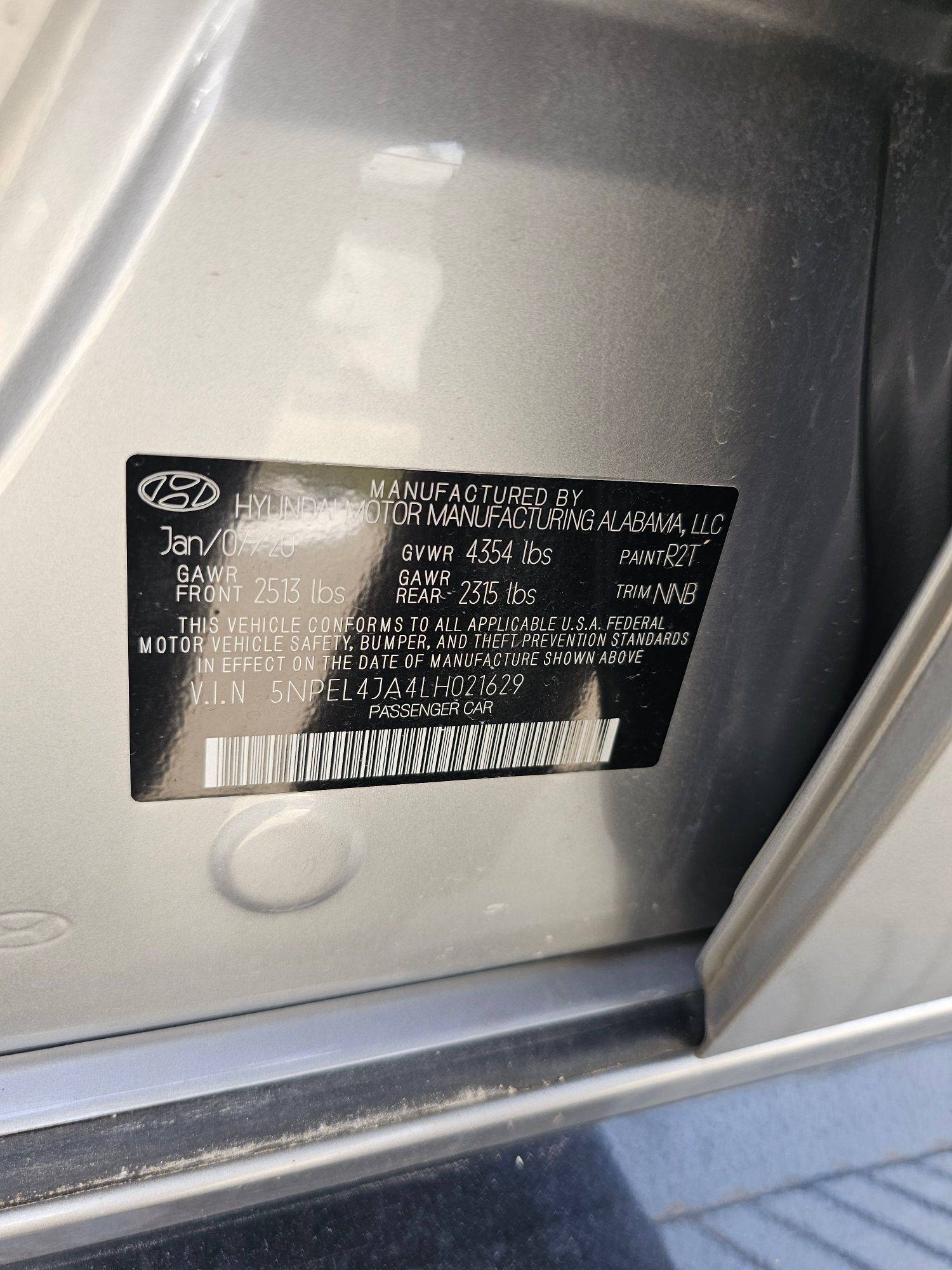 HYUNDAI SONATA 2020 - Marhaba Auction Used Cars - Image 9