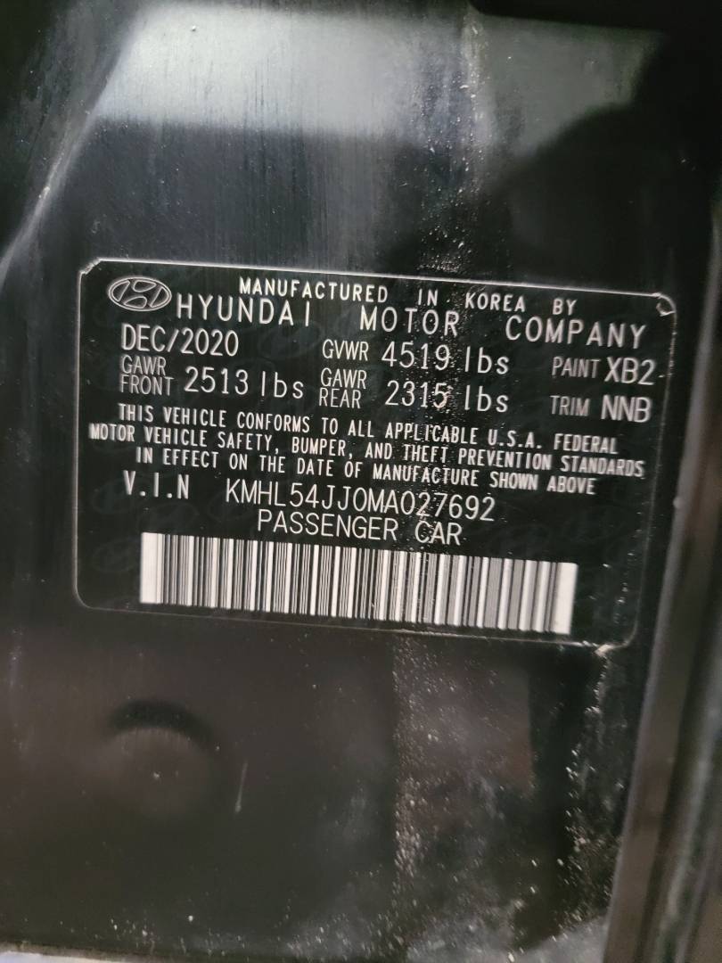 HYUNDAI SONATA 2021 - Marhaba Auction Used Cars - Image 10